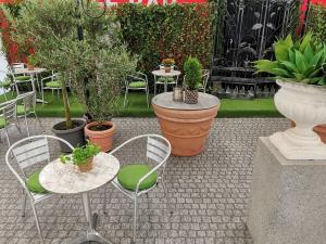 Aluminium Bistro Stuhl 1